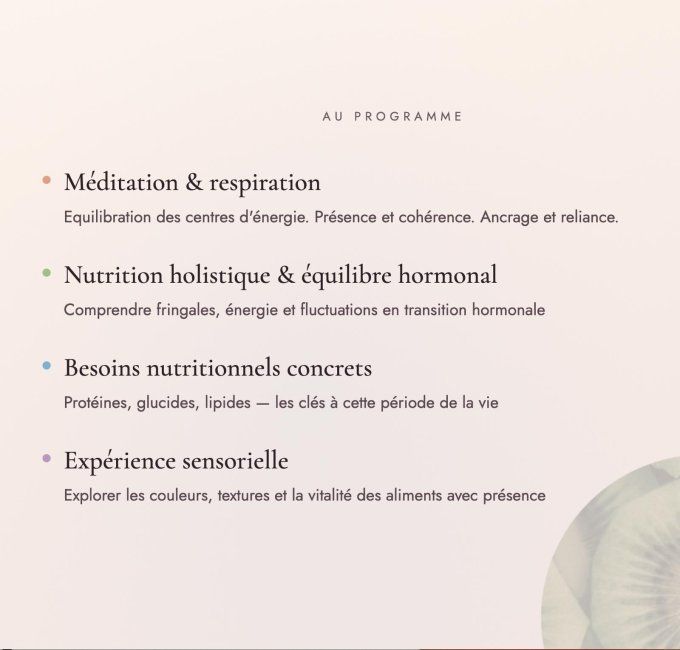 Atelier "Feed your Light" avec lizette Scialom Dimanche 12 Avril 16h-19h à Paris